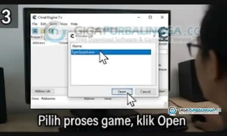 Cheat Engine First Scan searching a game value
