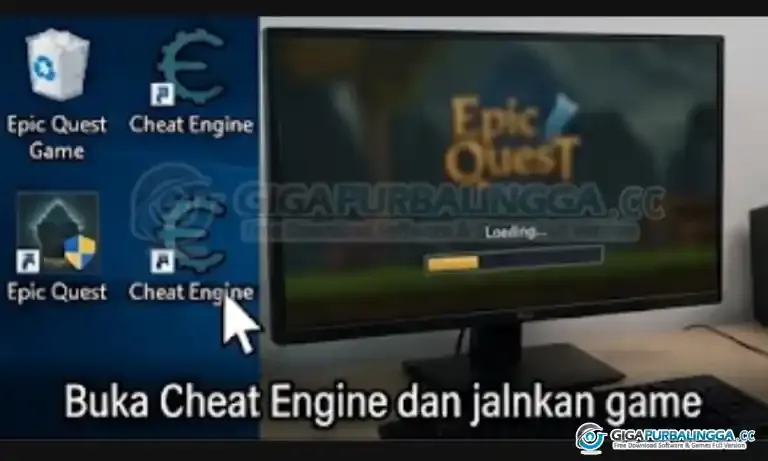 Cheat Engine interface on Windows PC