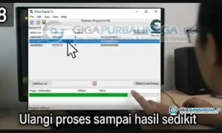 Cheat Engine running on Windows 10 desktop