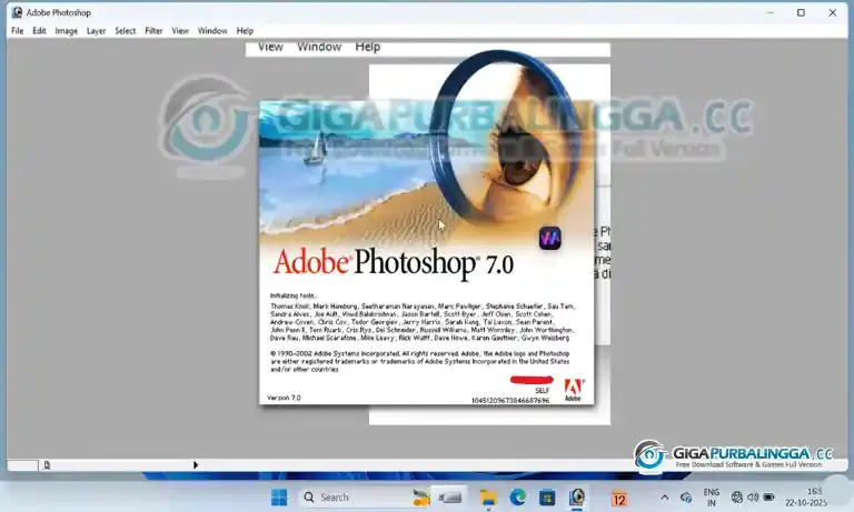 free download photoshop 7 Gigapurbalingga