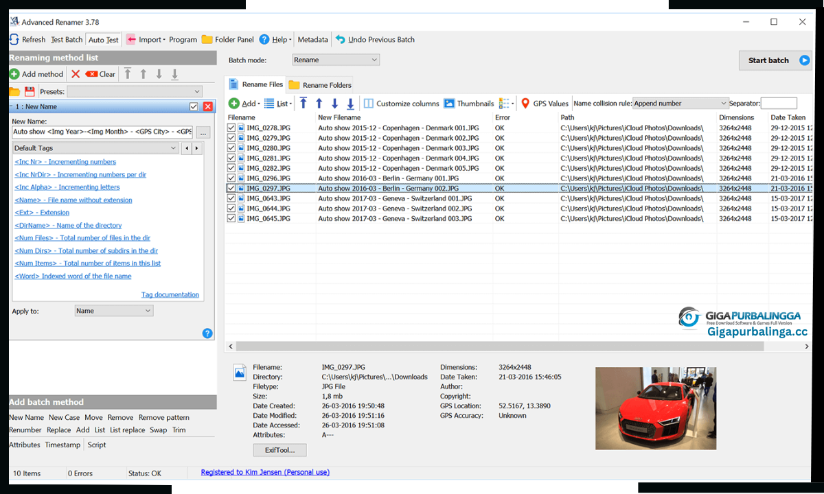 Advanced Renamer Download
