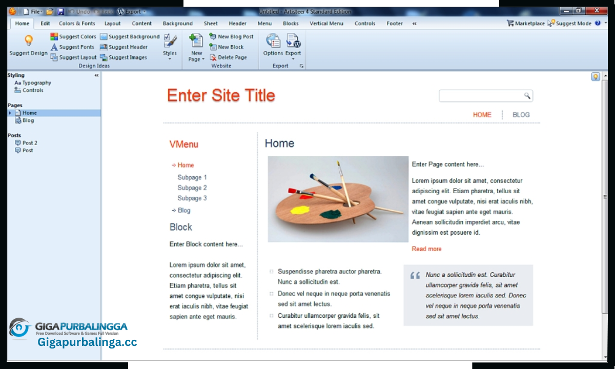 Artisteer Download 