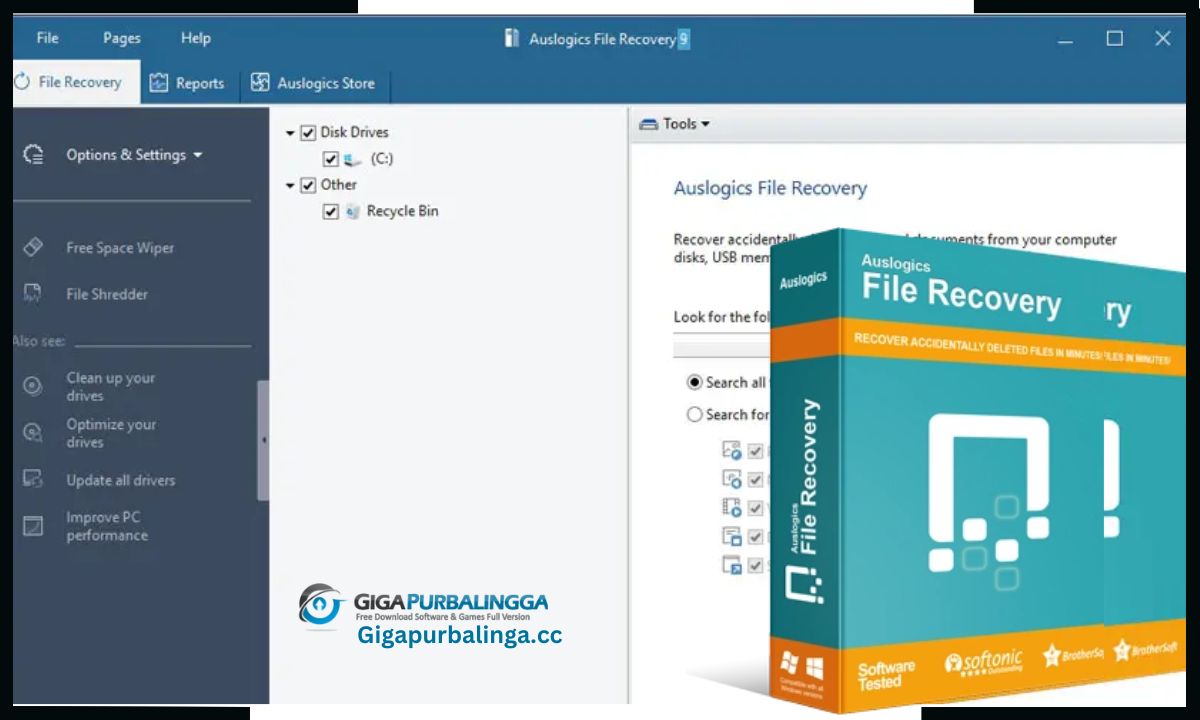 Auslogics File Recovery Download