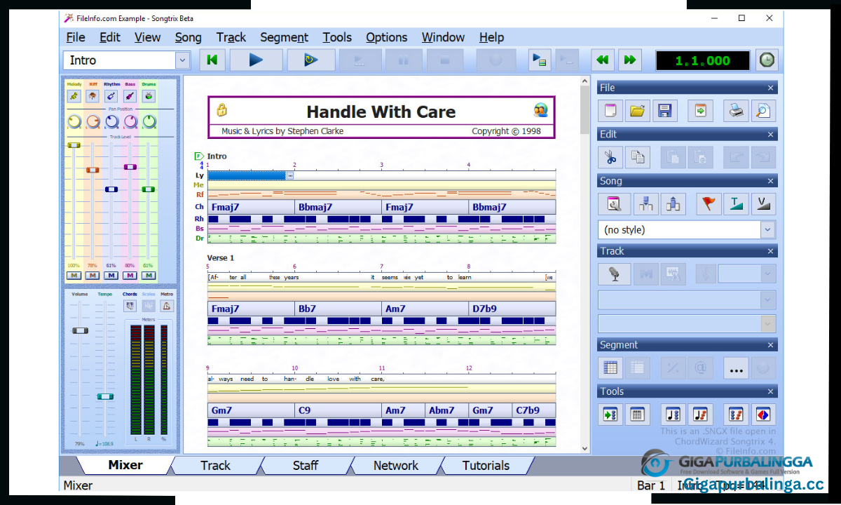 ChordWizard Software SongTrix Gold Download