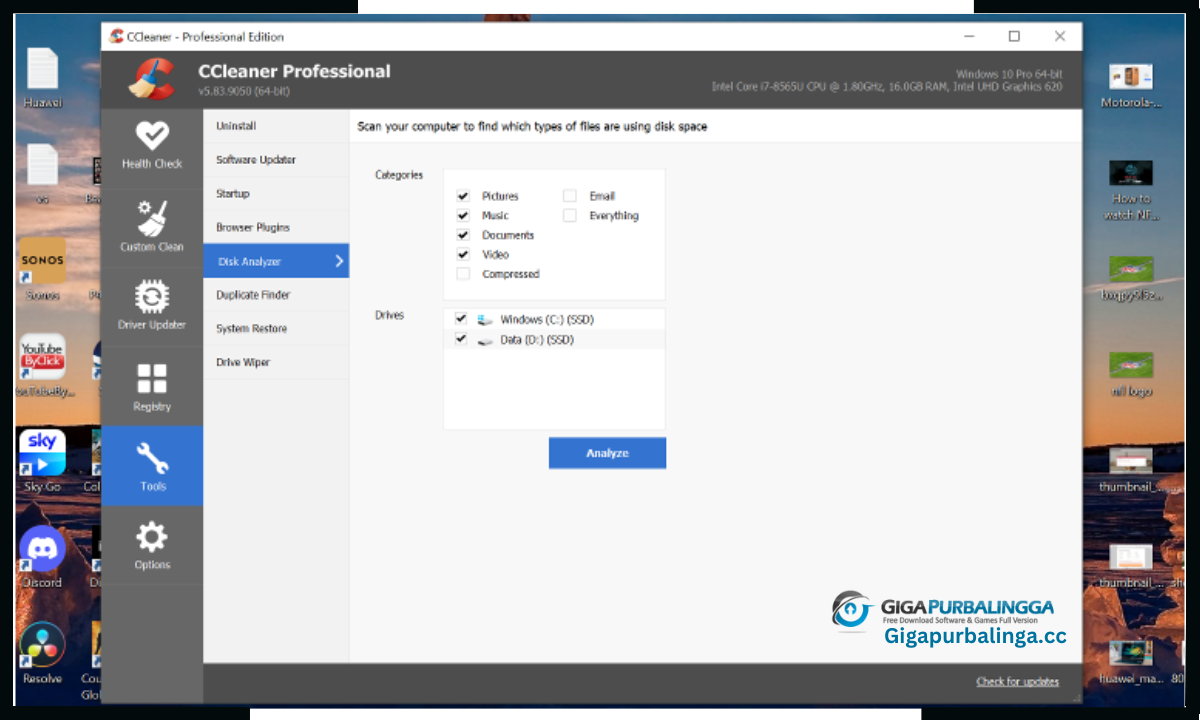 Download CCleaner Professional