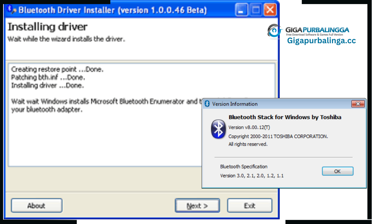 Driver Toshiba Bluetooth Stack download Driver Toshiba Bluetooth Stack download
