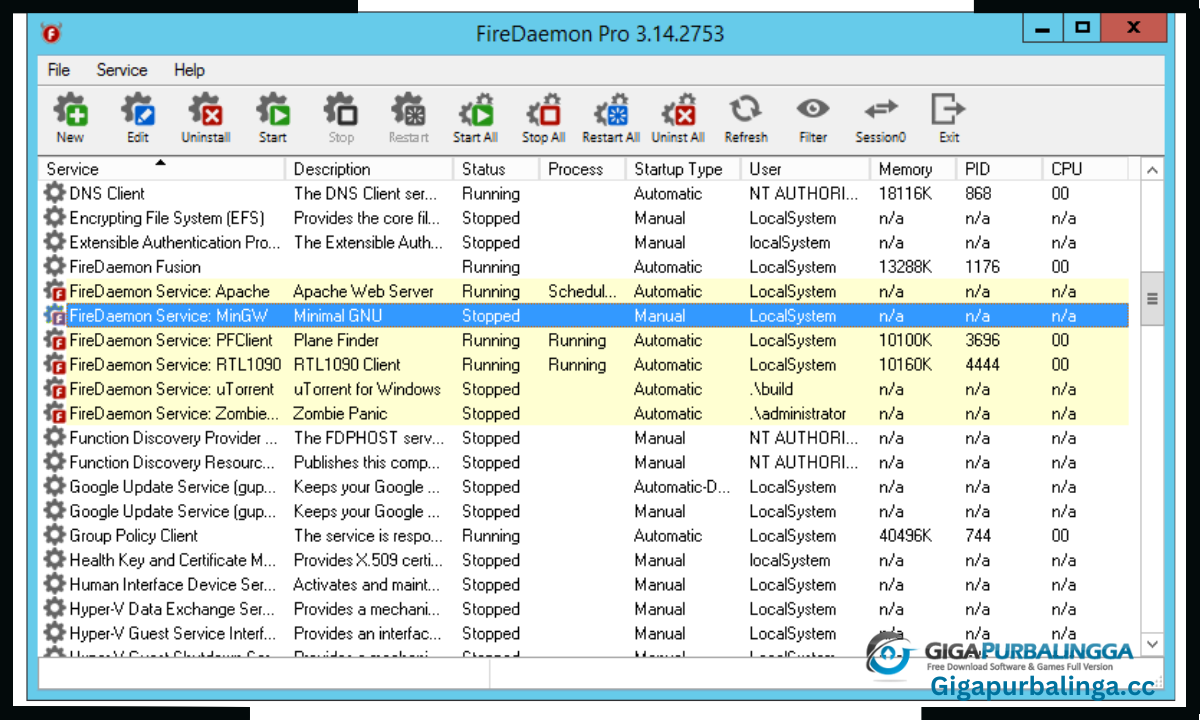 FireDaemon Pro Dowload