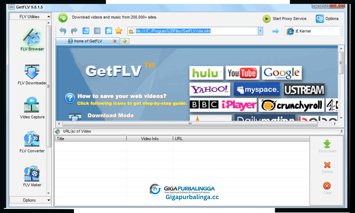 GetFLV Pro Download
