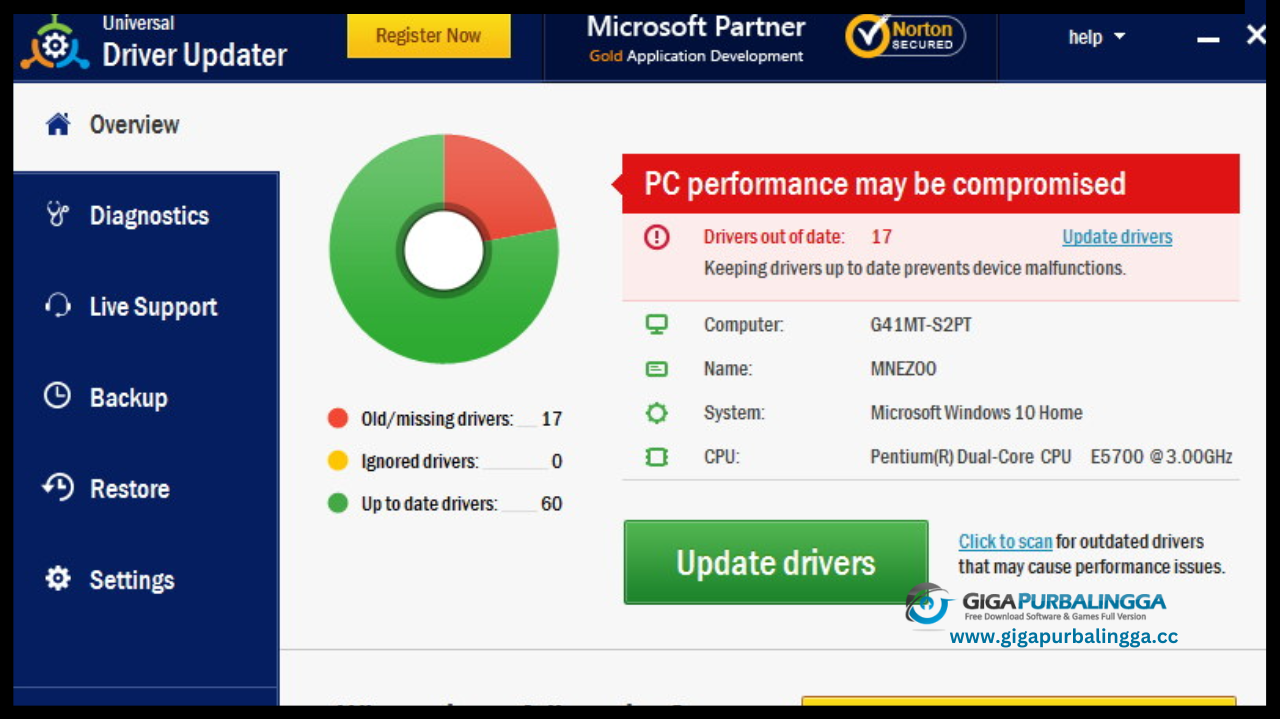 Gigapurbalingga Universal Driver Updater 