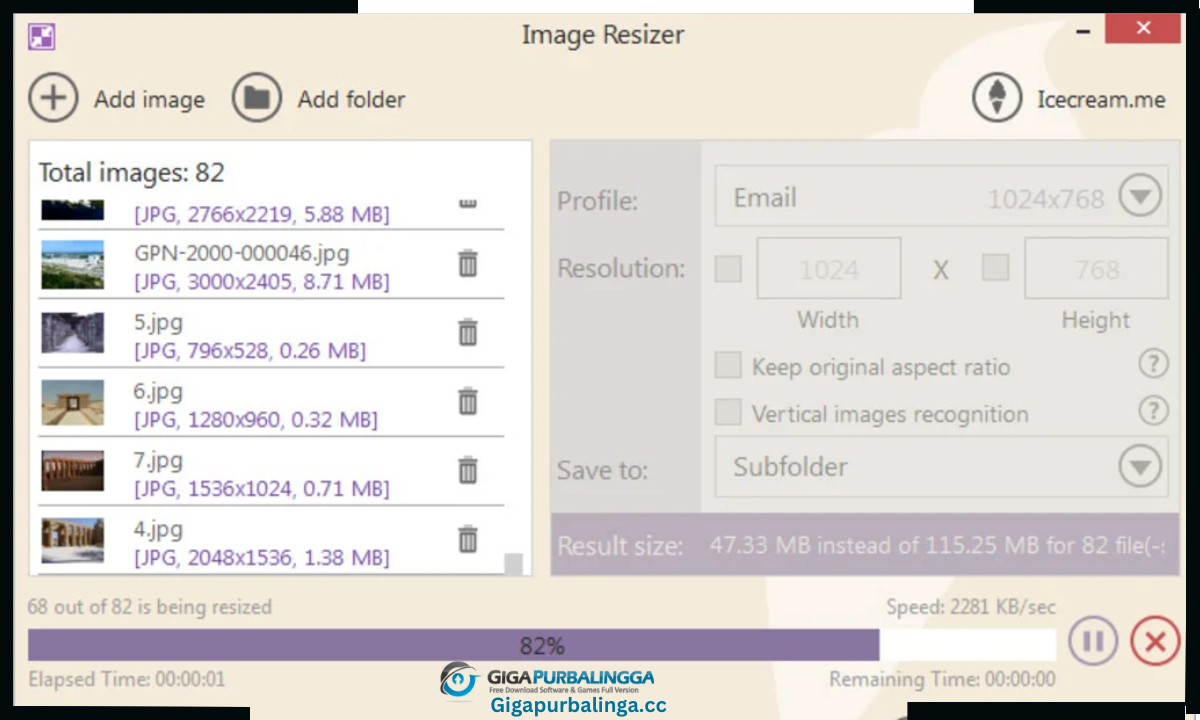 Icecream Image Resizer Download