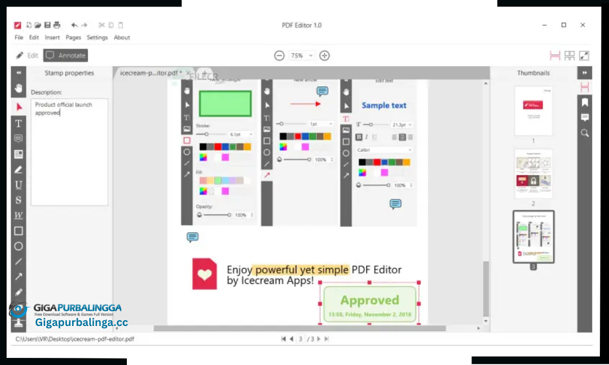 Icecream PDF Editor Pro Download
