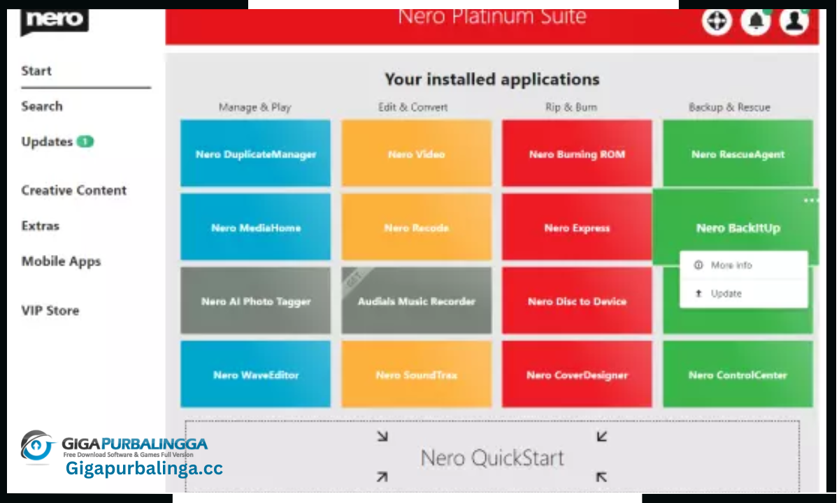 Nero Platinum Suite download