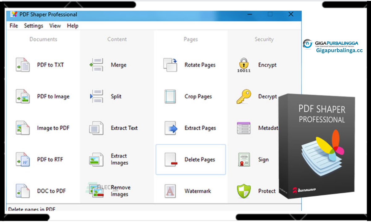 PDF Shaper Professional Download PDF Shaper Professional Download