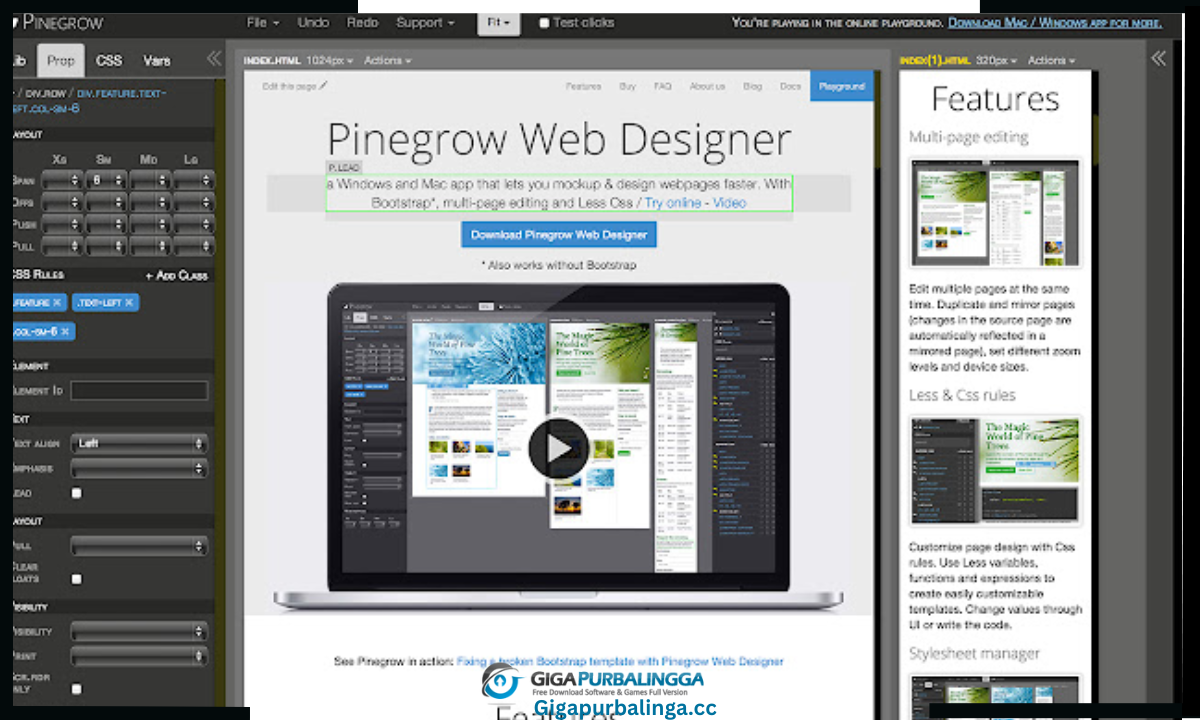 Pinegrow Web Designer Download