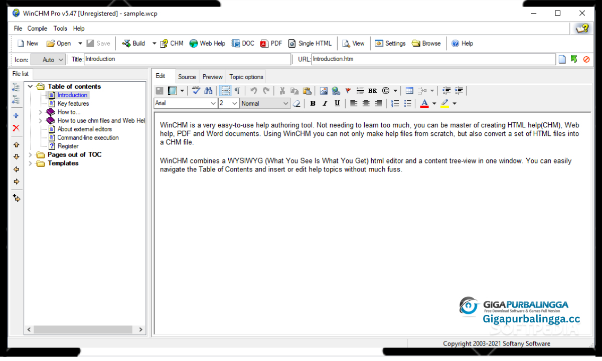 Softany WinCHM Pro Download