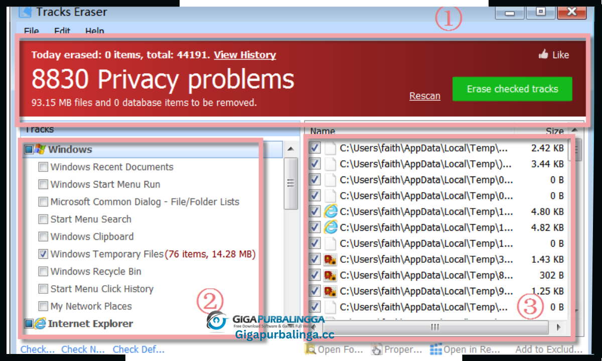 Tracks Eraser Pro Download