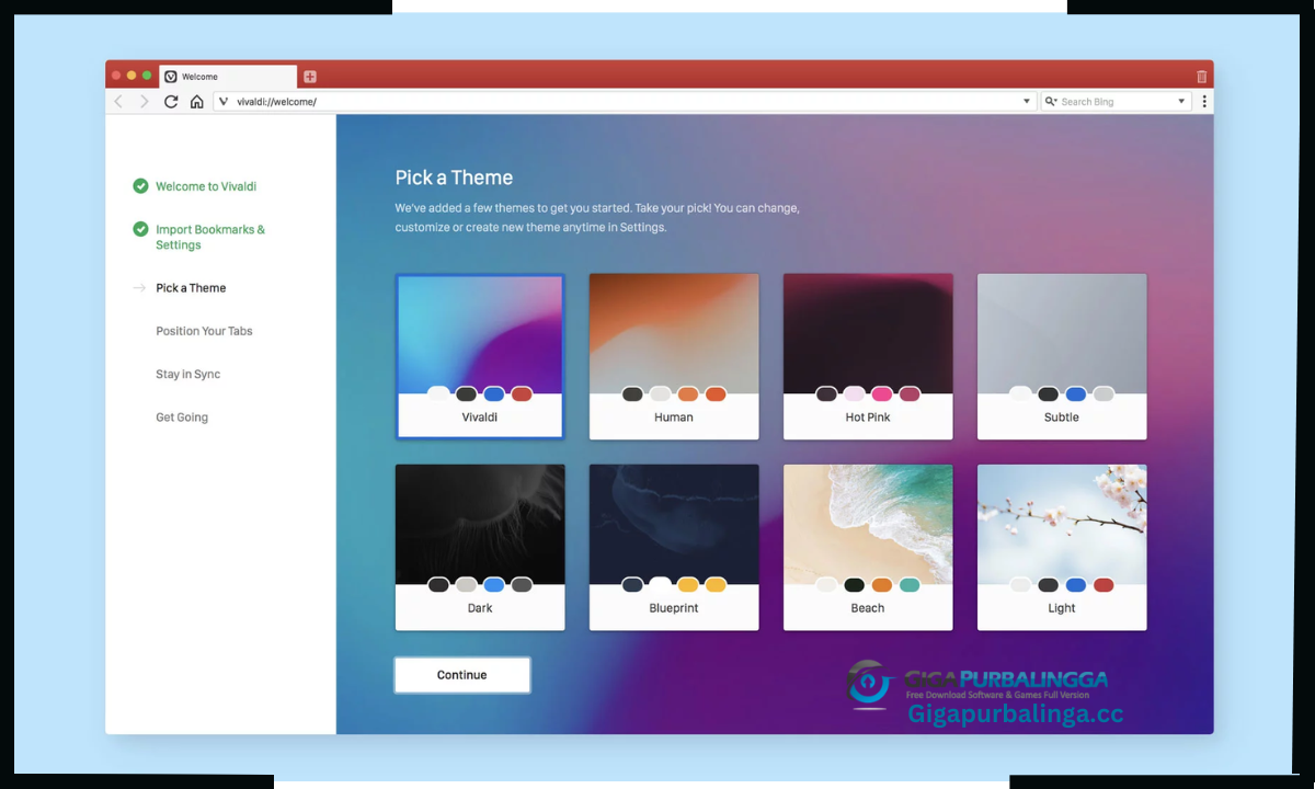Vivaldi Browser download
