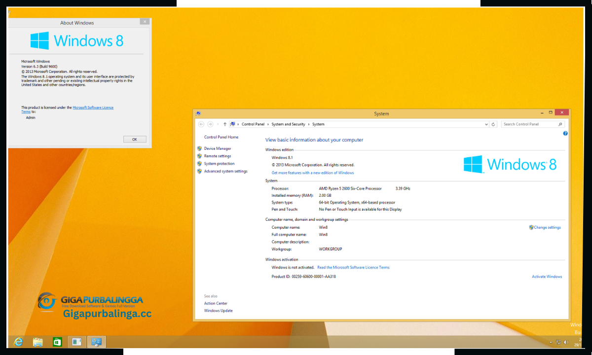 Windows 8 Activation Download