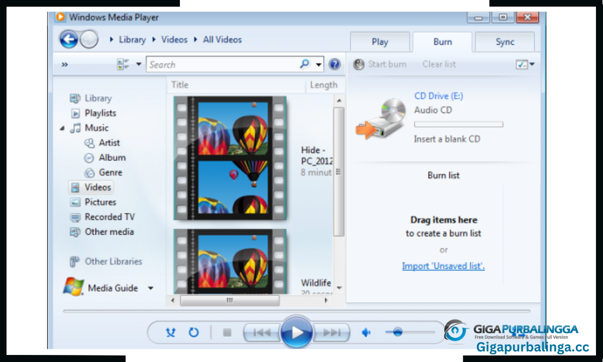Windows Media Player Free Download