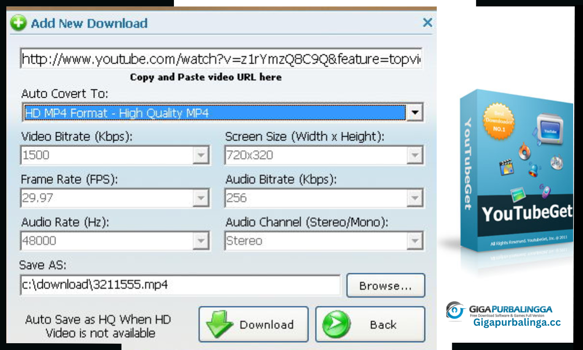 YouTubeGet Final Download