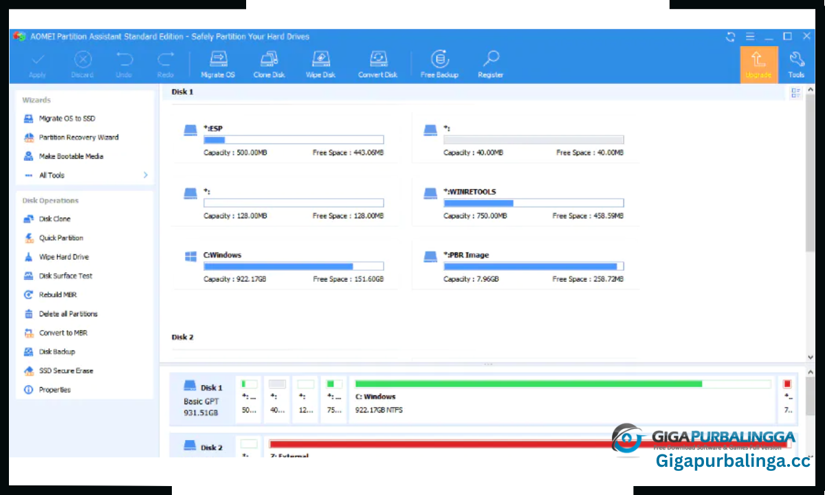 aomei partition assistant Download