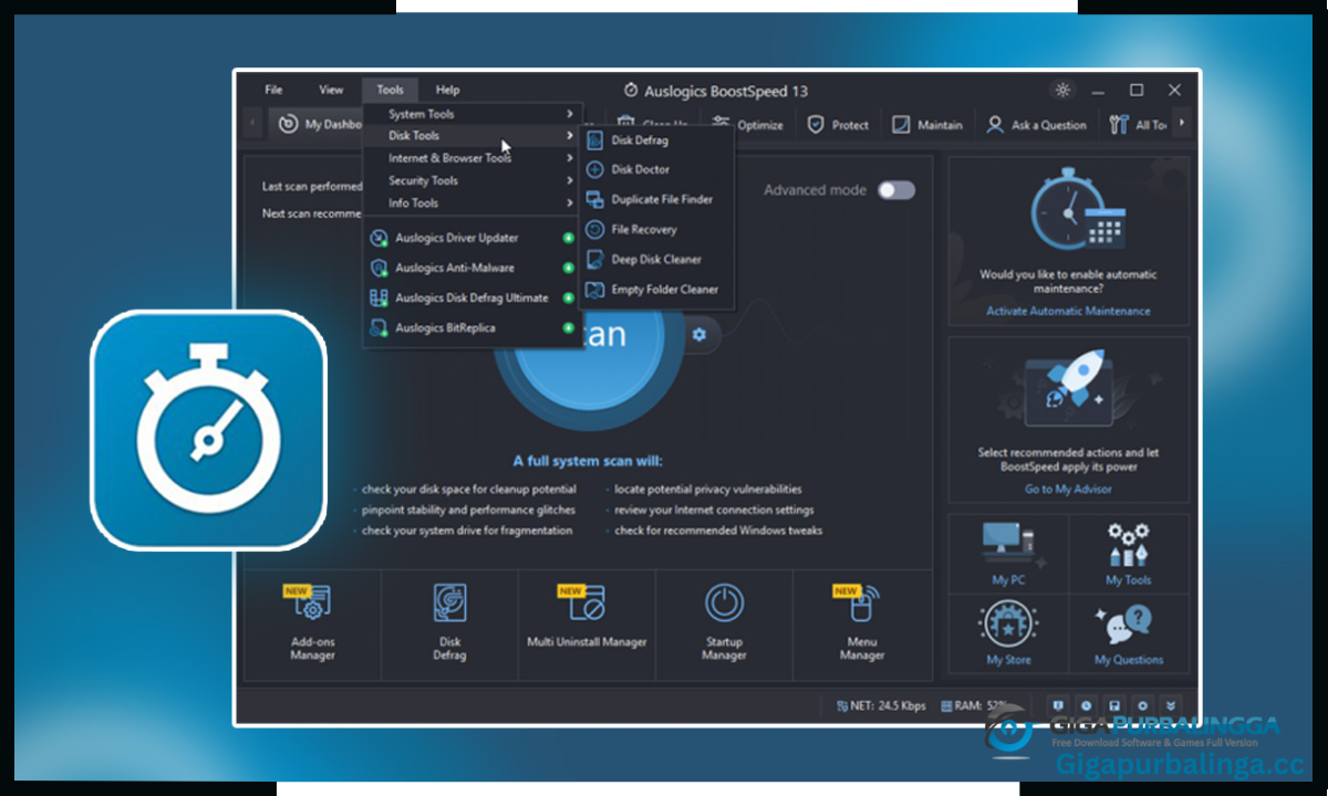 auslogics boostspeed 13 download