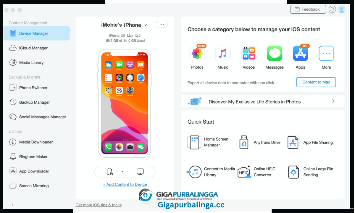 iMobie AnyTrans for iOS Download