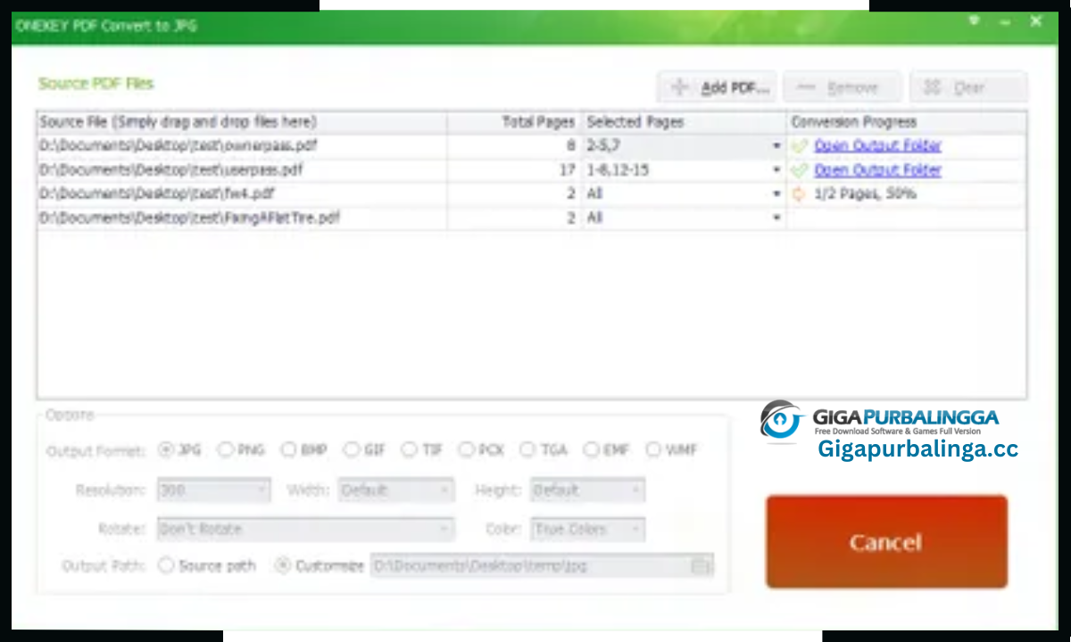 onekey pdf convert to jpg Download