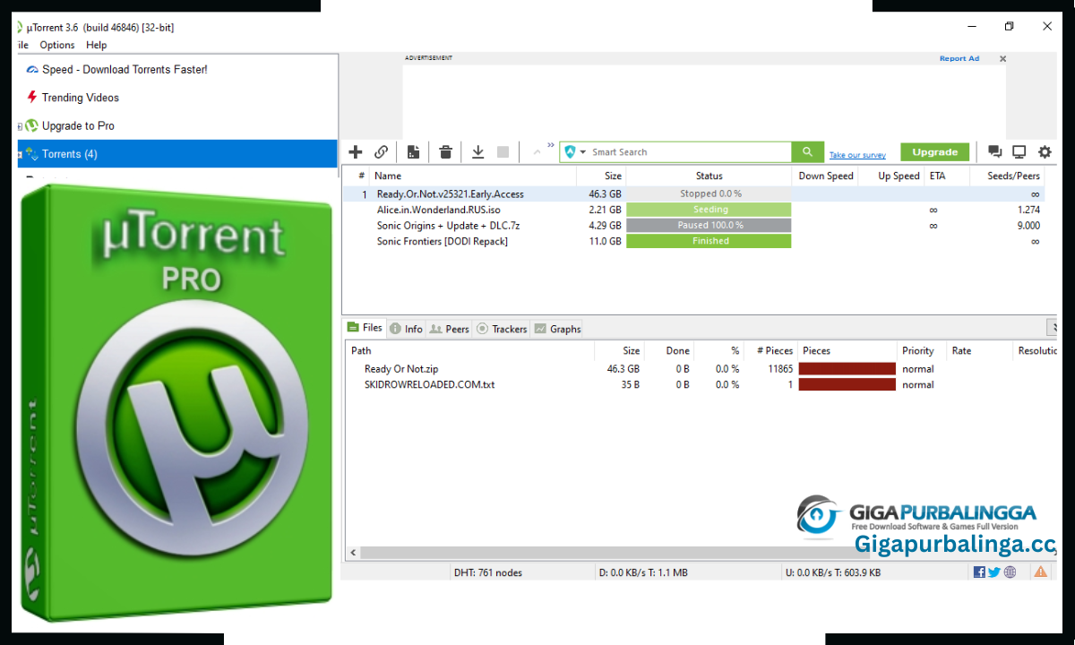uTorrent pro download