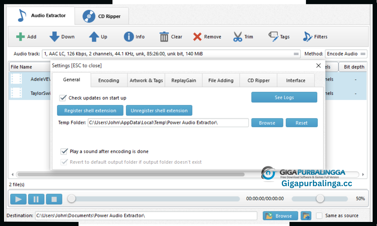 Power Audio Extractor download