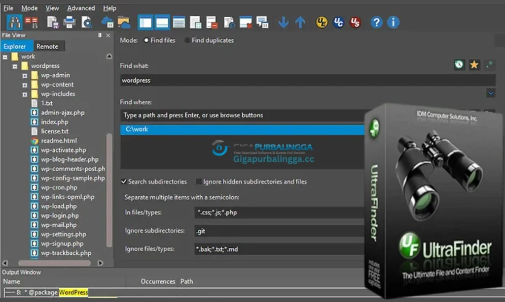 Download IDM UltraFinder Gigapurbalingga