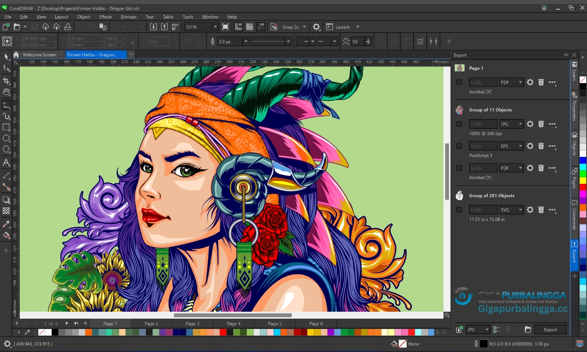 CorelDRAW Graphics Suite 2024 Download Gigapurbalingga