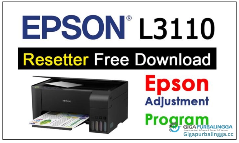 Resetter Epson L3110 Free Download