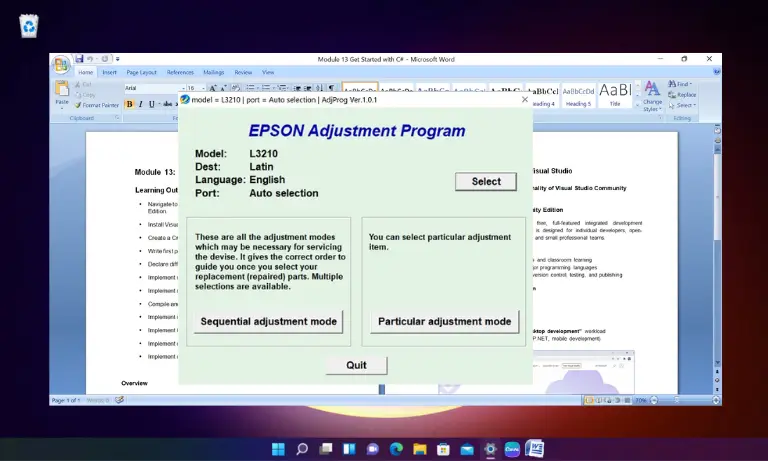 download resetter epson l3210 gratis tanpa password