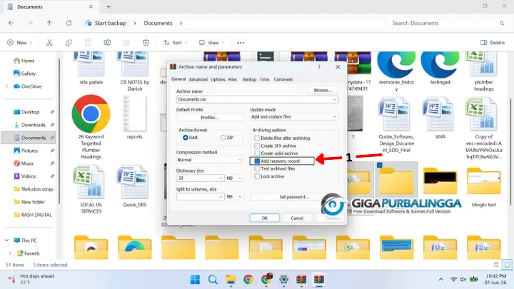 Mudah Repair File RAR yang Corrupt